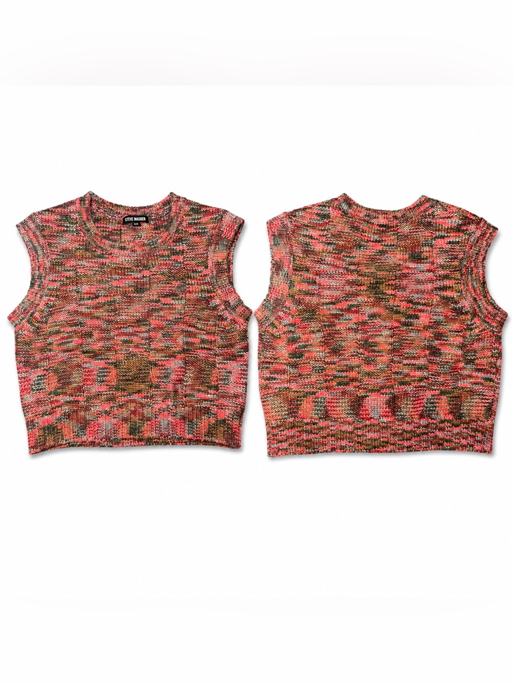 Steve Madden Multicolor Knit Sweater Vest - XS - Picture 2 of 3